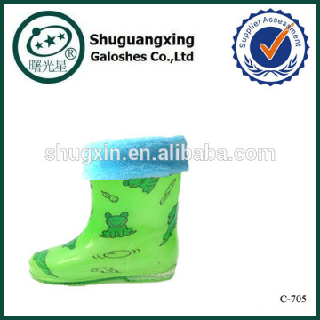 ankle pvc kids rain boots children shoes rain boots